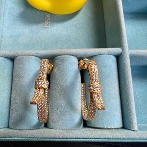 NWT💍 Kate Spade New York Gold Ribbon Earrings